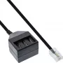 adapter kablowya InLine TAE RJ45 wtyk męski na TAE NFN gniazdo żeńskie 69942