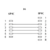 Przewód modułowy InLine RJ45 8P4C / RJ11 6P4C męski/męski 3 m