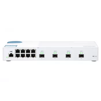 QNAP QSW-M408S przełącznik sieciowy Zarządzalny L2 Gigabit Ethernet (10/100/1000) Biały
