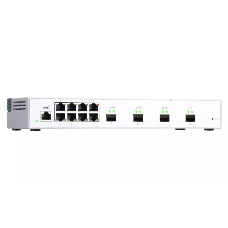 QNAP QSW-M408S przełącznik sieciowy Zarządzalny L2 Gigabit Ethernet (10/100/1000) Biały