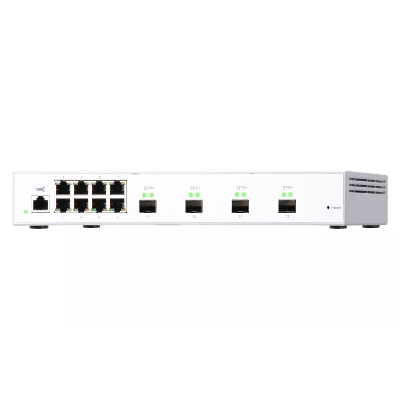 QNAP QSW-M408S przełącznik sieciowy Zarządzalny L2 Gigabit Ethernet (10/100/1000) Biały