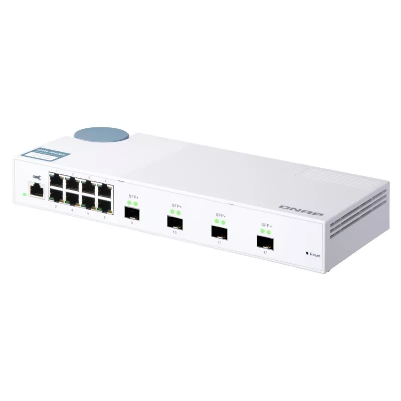 QNAP QSW-M408S przełącznik sieciowy Zarządzalny L2 Gigabit Ethernet (10/100/1000) Biały