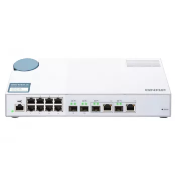 QNAP QSW-M408-2C przełącznik sieciowy Zarządzany L2 10G Ethernet (100/1000/10000) Biały