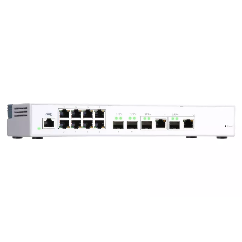 QNAP QSW-M408-2C przełącznik sieciowy Zarządzany L2 10G Ethernet (100/1000/10000) Biały