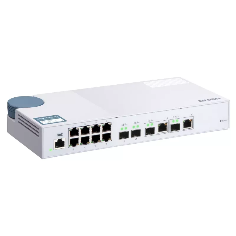 QNAP QSW-M408-2C przełącznik sieciowy Zarządzany L2 10G Ethernet (100/1000/10000) Biały