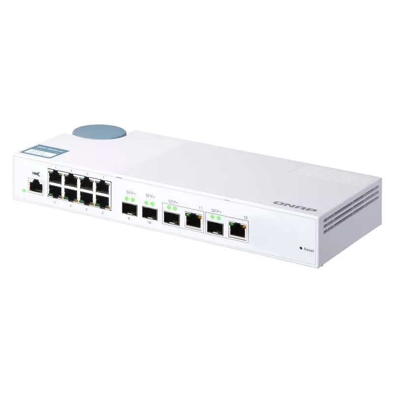 QNAP QSW-M408-2C przełącznik sieciowy Zarządzany L2 10G Ethernet (100/1000/10000) Biały
