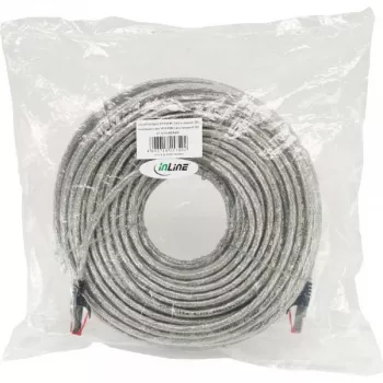 Kabel krosowy InLine S/FTP PiMF Cat.6 250MHz PVC miedź przezroczysty 50m