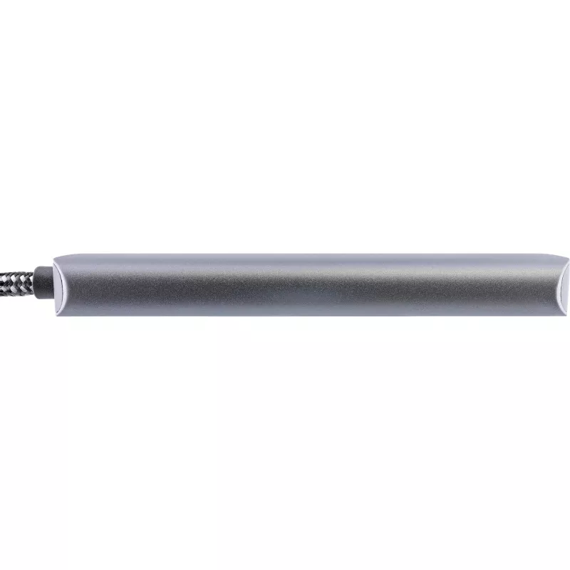 InLine USB 3.2 Hub, USB-C na 4x USB A 10 Gb/s, aluminium, szary