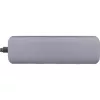 InLine USB 3.2 Hub, USB-C na 4x USB A 10 Gb/s, aluminium, szary