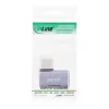 Adapter InLine USB4, USB-C męski/żeński kątowy prawy/lewy, aluminium, szary