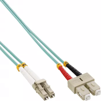 InLine Fiber Optical Duplex kabel LC/SC 50/125µm OM3 10m