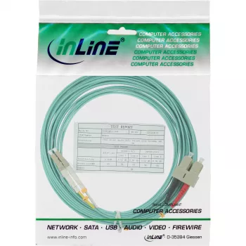 InLine Fiber Optical Duplex kabel LC/SC 50/125µm OM3 10m