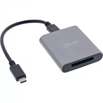Czytnik kart InLine USB 3.2 USB-C lub USB-A, do kart CFexpress typu B