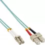 InLine Fiber Optical Duplex kabel LC/SC 50/125µm OM3 5m
