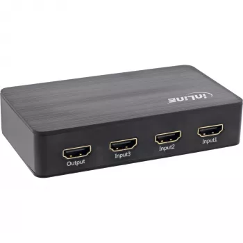 InLine przełącznik HDMI, 3-portowy, 4K2K@60Hz, HDCP 2.2