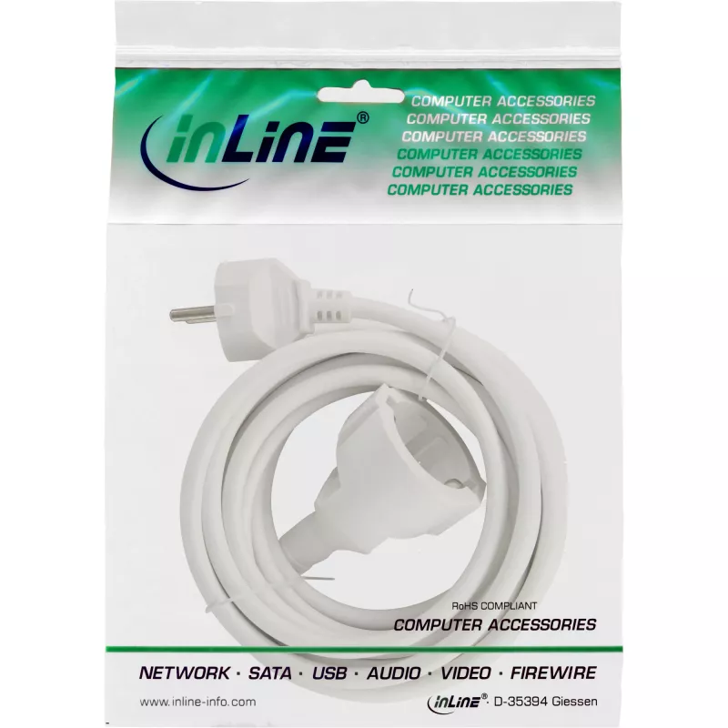 Przedłużacz sieciowy InLine Power InLine 16402W 2m biały