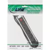 Listwa zasilająca InLine, aluminiowa, 3-gniazdowa z ochroną, wyłącznikiem, 1,5 m