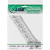 Listwa zasilająca InLine InLine 16463W 6-gniazdowa z uziemieniem CEE 7/3 biała 3 m