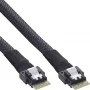 Kabel InLine cienki SAS, SFF-8654 na SFF-8654, 24 Gb/s, 0,5 m