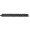 Intellinet 19 inch 1U Rackmount 7-drożny PDU ochrona przeciwprzepięciowa 16A 3m przewód