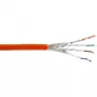 InLine Installation cab. Cat.7a PiMF 4x2x0.58 AWG23, 1200MHz, LSZH, 100m