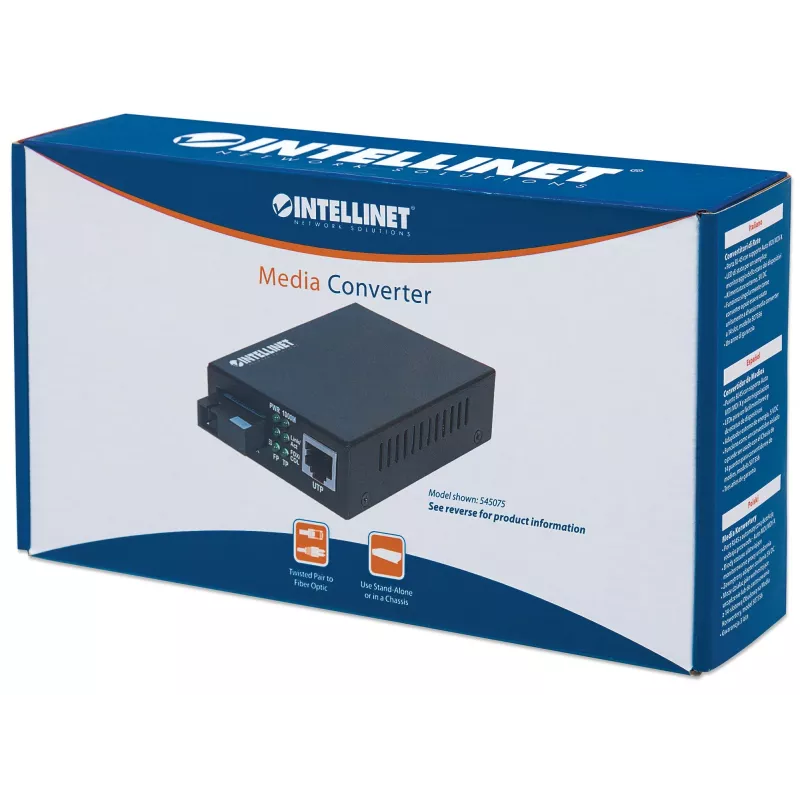 Konwerter mediów Intellinet Gigabit Ethernet WDM Dwukierunkowy 545068