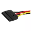 StarTech.com 6-calowy kabel rozgałęźnika zasilania SATA Y – M/Ż, SATA 15-pin, 2 x SATA 15-pin, 0,15 m, Męski, Żeński, Prosty