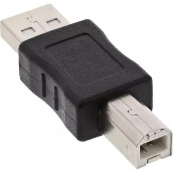 Adapter USB 2.0 Typ A męski / Typ B męski InLine 33443A