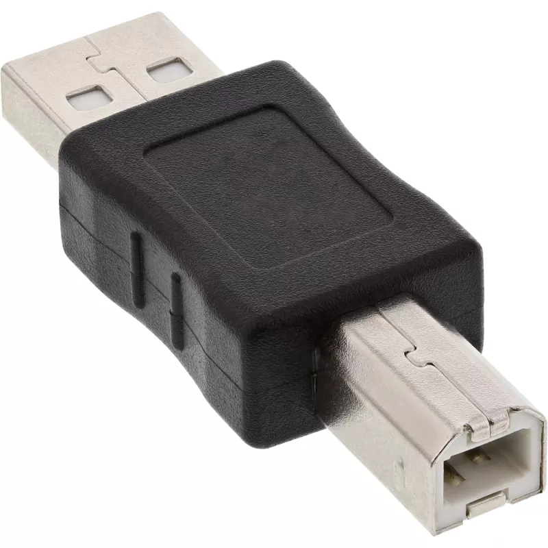 Adapter USB 2.0 Typ A męski / Typ B męski InLine 33443A