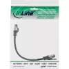 InLine Patch kabel S/FTP PiMF Cat.8.1 halogen free 2000MHz Czarny, 0.25m