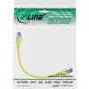 InLine kabel krosowy, S/FTP (PiMf), Cat.8.1, 2000 MHz, bezhalogenowy, żółty, 0,25 m