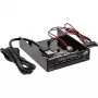 InLine 4-portowy panelowy hub USB 3.0 do wnęki 3,5 cala, czarny