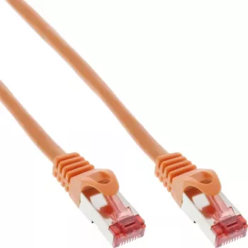 InLine Patch kabel S/FTP PiMF Cat.6 250MHz PVC miedziany pomarańczowy 0.5m