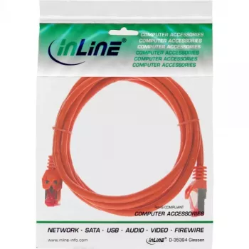 InLine Patch kabel S/FTP PiMF Cat.6 250MHz PVC miedziany pomarańczowy 0.5m