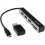 InLine USB OTG czytnik kart i 3-portowy hub USB 2.0 dla SDXC i microSD + adapter