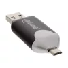 InLine USB3.0 Dual Cardreader, USB A i Micro-USB 2.0 dla SDXC i microSDXC
