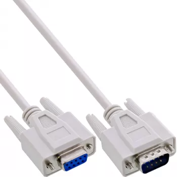 InLine B-12211 kabel szeregowy Szary 15 m DB-9