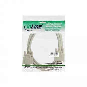 Kabel VGA 15-pinowy HD męski / męski beżowy 10 m InLine 17712E