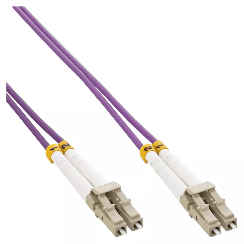 InLine Fiber Optical Duplex kabel LC/LC 50/125µm OM4 7.5m