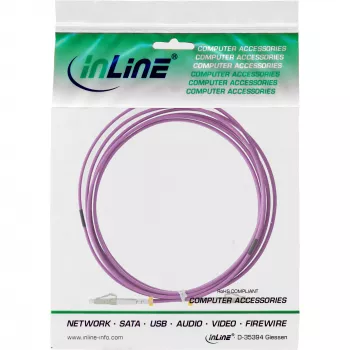 InLine Fiber Optical Duplex kabel LC/LC 50/125µm OM4 3m