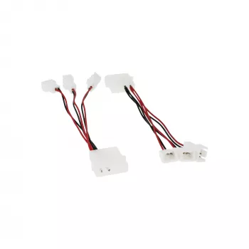 adapter kablowya InLine PC Fan 12V / 5V dla maksymalnie 3 wentylatorów 33005A
