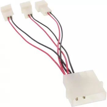 adapter kablowya InLine PC Fan 12V / 5V dla maksymalnie 3 wentylatorów 33005A