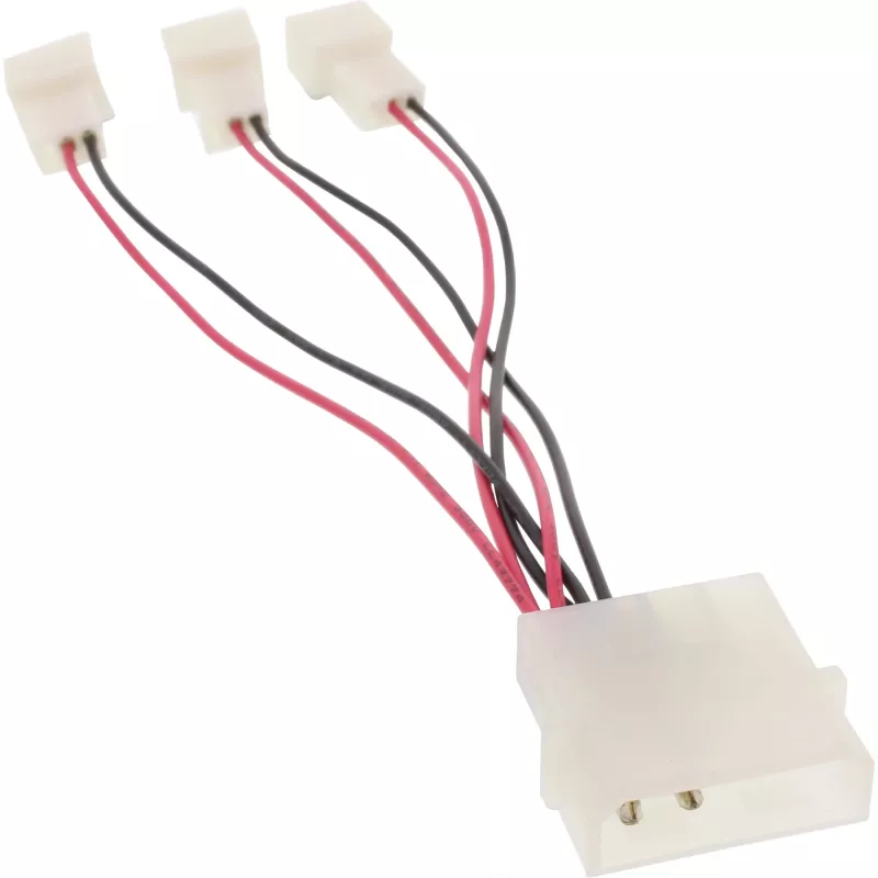 adapter kablowya InLine PC Fan 12V / 5V dla maksymalnie 3 wentylatorów 33005A