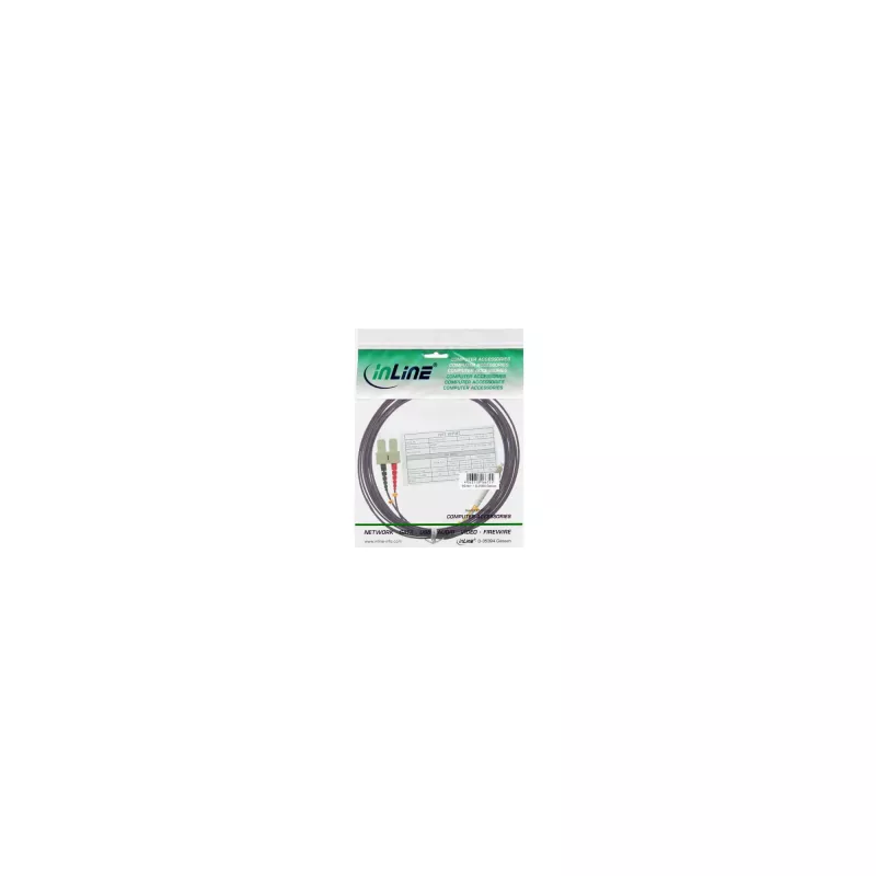 Światłowodowy kabel duplex InLine 88642P LC/SC 50/125µm OM4 2m