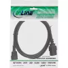 InLine adapter kablowya zasilania, IEC-60320 C14 do C19, 3x1,5mm², maks. 10A, 0,5m