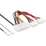 Wewnętrzny adapter zasilania InLine 20-pin ATX-NT na P8/P9 płyta AT + przełącznik 20/0,80 m
