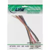 Wewnętrzny adapter zasilania InLine 20-pin ATX-NT na P8/P9 płyta AT + przełącznik 20/0,80 m