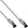 Kabel krosowy InLine, S/FTP (PiMf), kat.8.1, 2000 MHz, bezhalogenowy, szary, 0,5 m