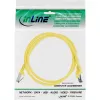 Kabel krosowy InLine, S/FTP (PiMf), kat.8.1, 2000 MHz, bezhalogenowy, żółty, 1,5 m