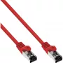 InLine Patch kabel, S/FTP (PiMf), Cat.8.1, 2000MHz, bezhalogenowy, czerwony, 5m